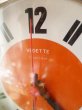 画像3: フランスアンティーク＆ブロカント　ビンテージ壁掛け時計　オレンジ (3)