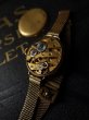 画像4: フランスアンティーク 金メッキの機械式腕時計 (女性用) (4)