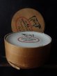 画像1: フランスヴィンテージ　フロマージュ/チーズプレート 6枚セット 木製のケース付き (1)