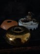 画像3: フランスヴィンテージ　真鍮と陶器のトグルスイッチ G (3)