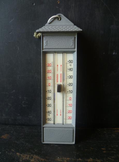 フランスアンティーク＆ブロカント　最高最低　水銀温度計