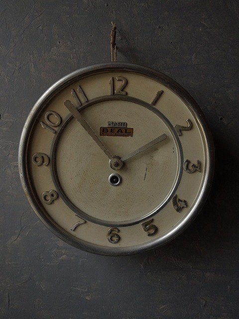 フランスヴィンテージフランス製ブリキの壁掛け時計