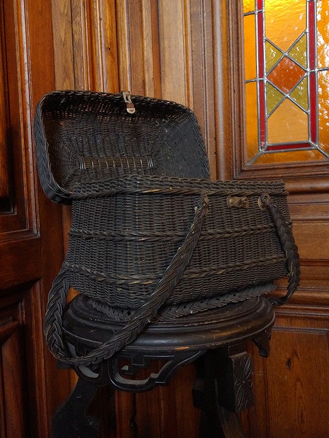 フランスアンティーク1920年頃の編み籠